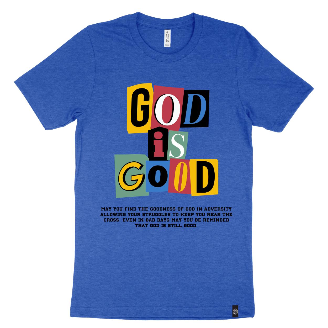 God Is Good Tee - Royal Blue