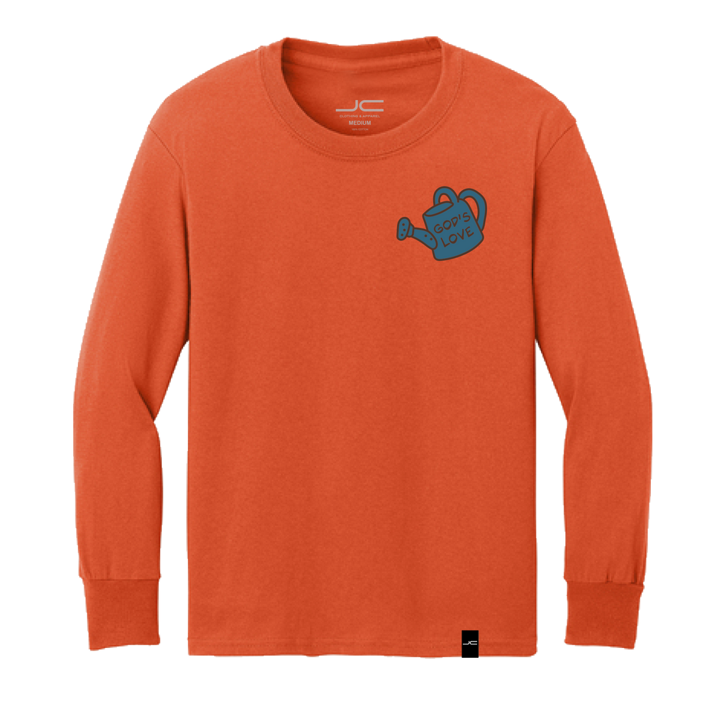 KIDS: Grace Longsleeve Tee - Orange
